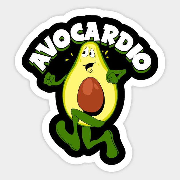 Avocardio Running Marathon Runner Gift Sticker by Dolde08